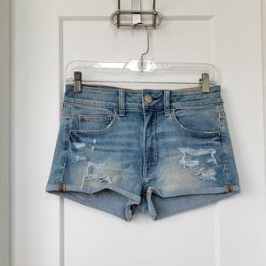 American Eagle Hi Rise Cheeky Jean Shorts